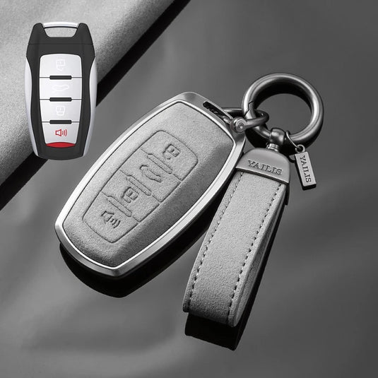 Great Wall High-Quality Suede Car Key Fob Case Cover For Haval Raptor, Dargo 2nd Gen, Xiaolong Max, Shenshou, H6