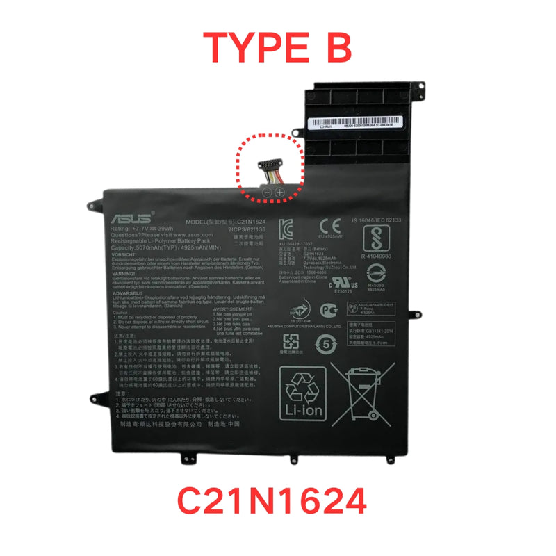 Load image into Gallery viewer, [C21N1624 &amp; C21N1706] ASUS Zenbook Flip S Q325U Q325UAR UX370UA Replacement Battery - Polar Tech Australia
