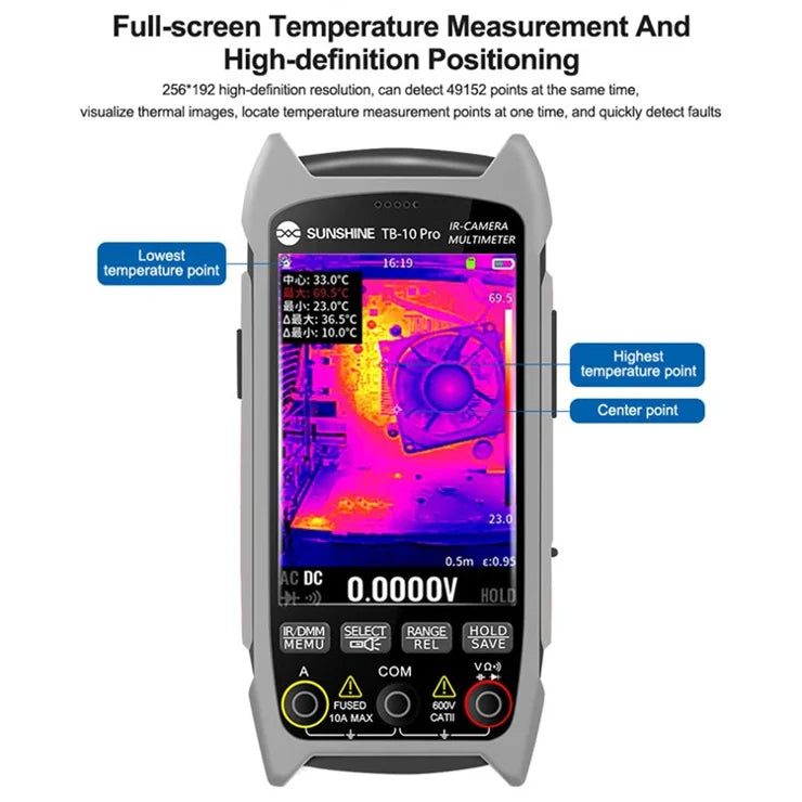 Load image into Gallery viewer, [TB-10 Pro] SUNSHINE Handheld Thermal Imager Multimeter Infrared Imaging for Phone Repair / PCB Testing - Polar Tech Australia
