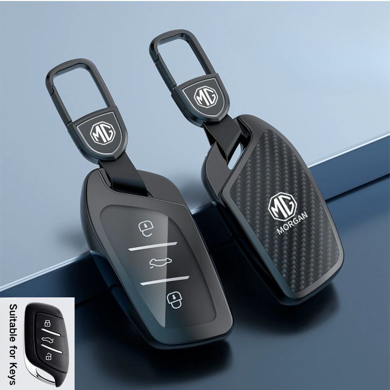 Chargez l&#39;image dans la visionneuse de la galerie, MG Zinc Alloy + TPU Smart Car Key Fob Case Cover For MG3, MG5, MG6, MG7, GT, GSF, ONE, ZS, EV EZS, HS, EHS,ONE - Polar Tech Australia
