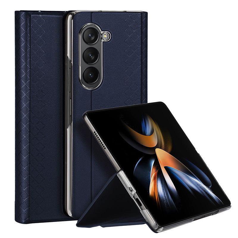 Cargue la imagen en el visor de la galería, Samsung Galaxy Z Fold7 - Minimalist Luxury Flip Wallet Shockproof Case - Polar Tech Australia
