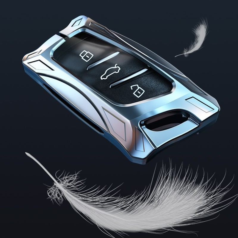 Cargue la imagen en el visor de la galería, Roewe Mecha Series Zinc Alloy Car Key Fob Case Cover For  RX3, RX5, RX5 Plus, RX5 Max, ERX5, D7, iMAX8, i6, Ei6
