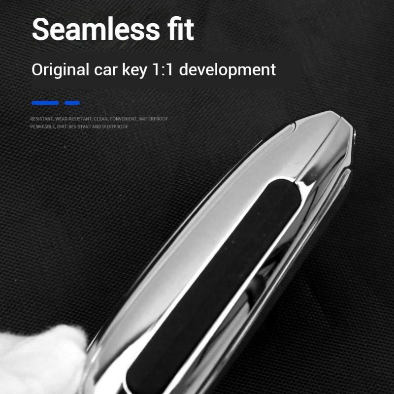 Cargue la imagen en el visor de la galería, Subaru Metal Shell &amp; Soft Silicone Full Protection Remote Car Key Fob Case Cover For Outback, Forester, Impreza, WRX, XV, Crosstrek, Legacy
