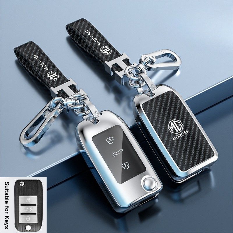 Chargez l&#39;image dans la visionneuse de la galerie, MG Zinc Alloy + TPU Smart Car Key Fob Case Cover For MG3, MG5, MG6, MG7, GT, GSF, ONE, ZS, EV EZS, HS, EHS,ONE - Polar Tech Australia
