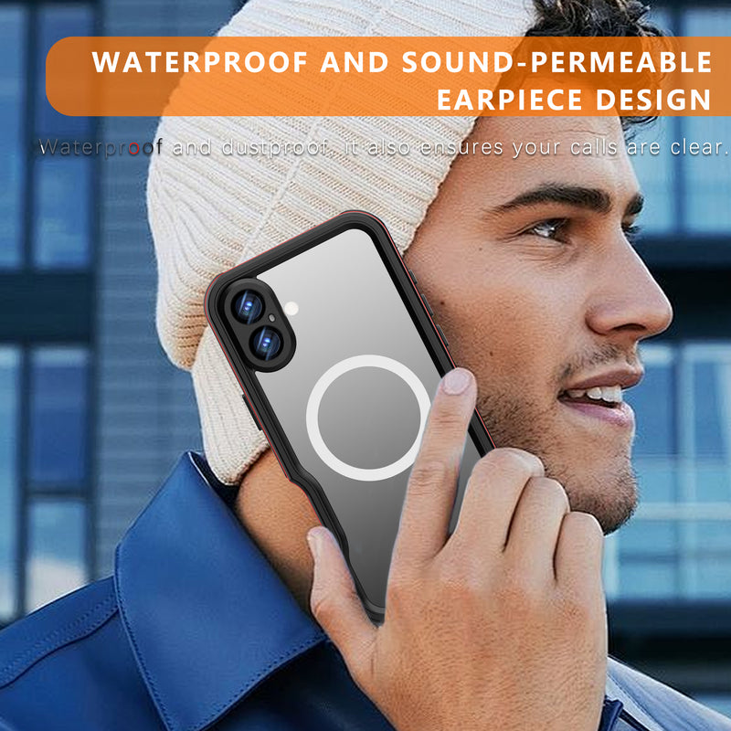 Cargue la imagen en el visor de la galería, [MagSafe Compatible][DUP Series] Apple iPhone 16 / 16 Plus / 16 Pro / 16 Pro Max Redpepper IP68 Waterproof Heavy Duty Tough Armor Case - Polar Tech Australia
