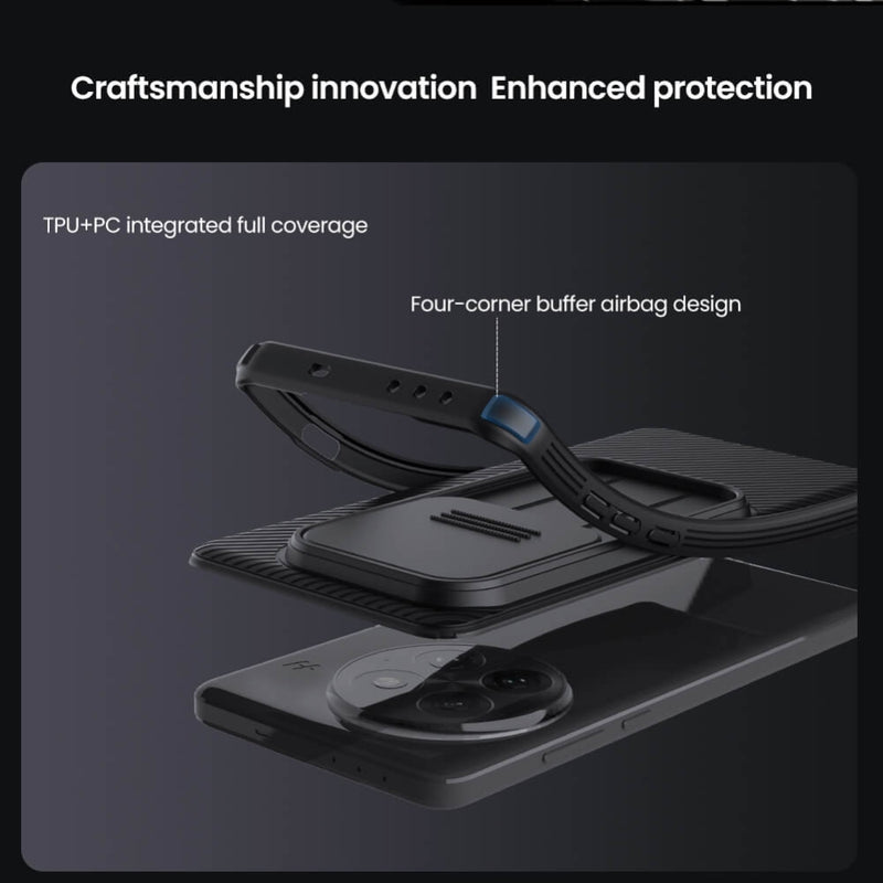 Cargue la imagen en el visor de la galería, OnePlus 13R - Nillkin Slide Cover Camera Lens Privacy Protection Case - Polar Tech Australia
