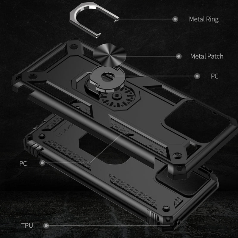 Cargue la imagen en el visor de la galería, Motorola Moto Edge 20 Lite - Shockproof Heavy Duty Hard Bumper Rugged Mobile Phone Case
