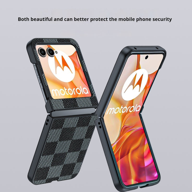 Load image into Gallery viewer, Motorola Moto Razr Plus 2024 - Elegant Leather Shock Resistant Full-Body Phone Cover - Polar Tech Australia

