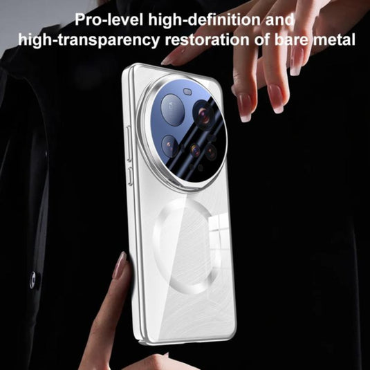 [Magsafe Compatible] Xiaomi Mi 15 Ultra - Ice-transparent Metal Lens Holder MagSafe Plating Phone Case - Polar Tech Australia