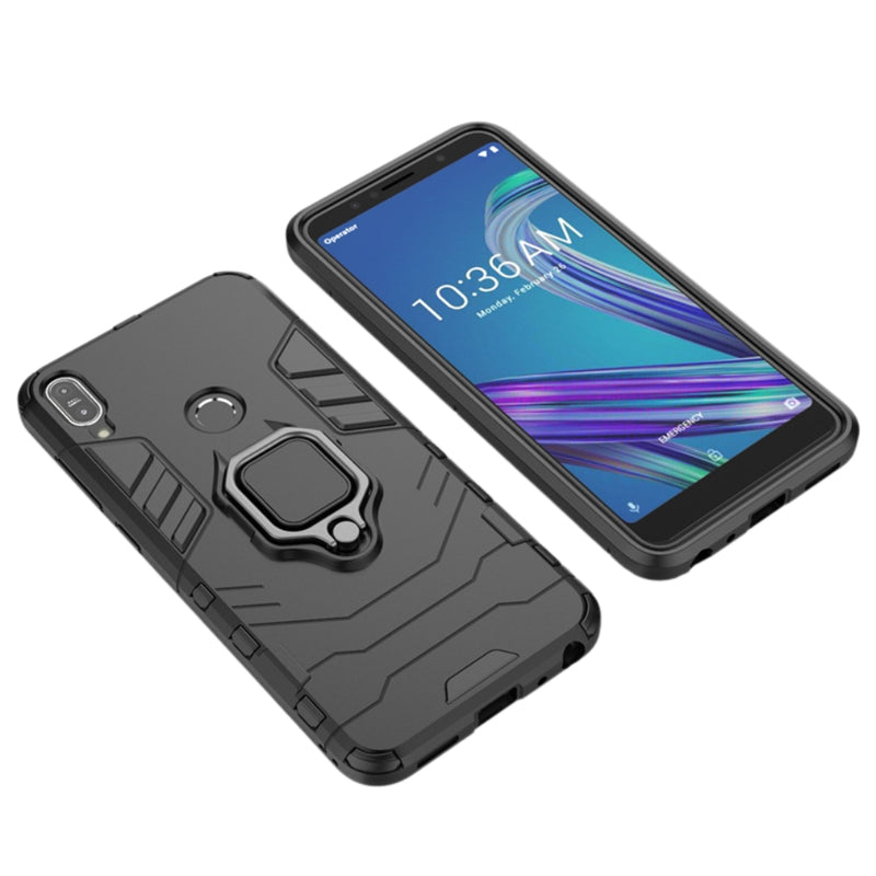 Cargue la imagen en el visor de la galería, Asus Zenfone Max Pro (M1) ZB601KL/ZB602KL - Heavy Duty Armor Case With Ring Holder Stand - Polar Tech Australia
