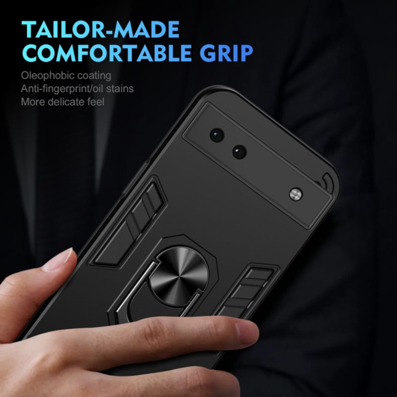 Cargue la imagen en el visor de la galería, Google Pixel 6A - Heavy Duty Armor Case With Metal Bracket - Polar Tech Australia
