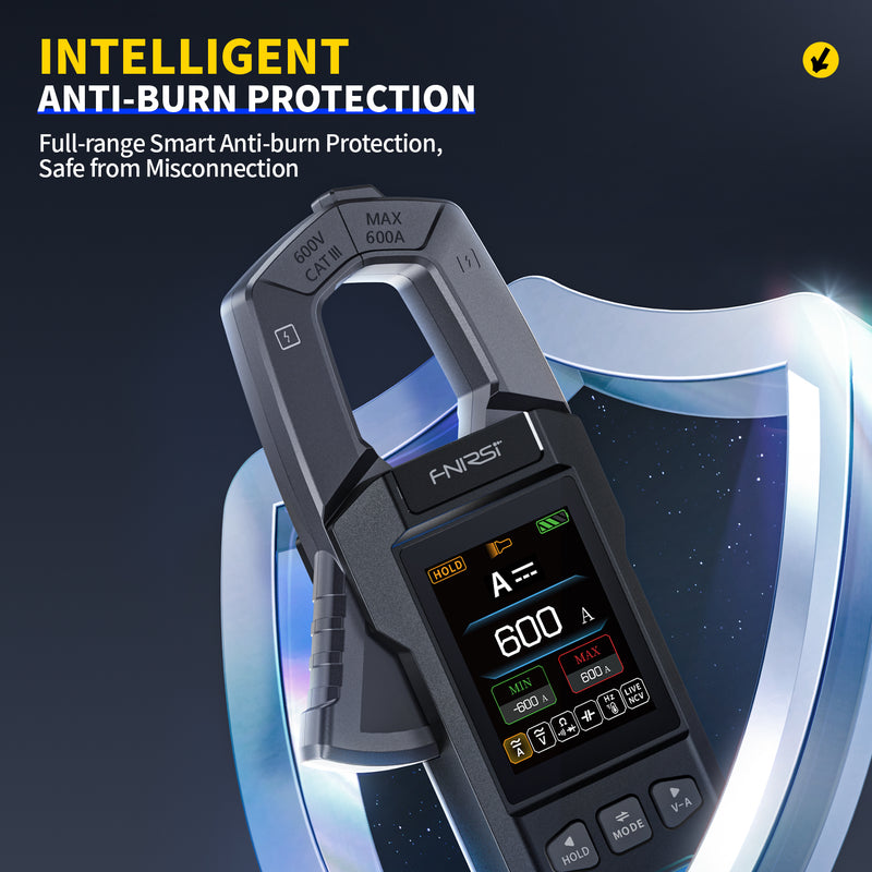 Chargez l&#39;image dans la visionneuse de la galerie, [DMC-100] FNIRSI DC AC Current Voltage Clamp Meter Digital Multimeter
