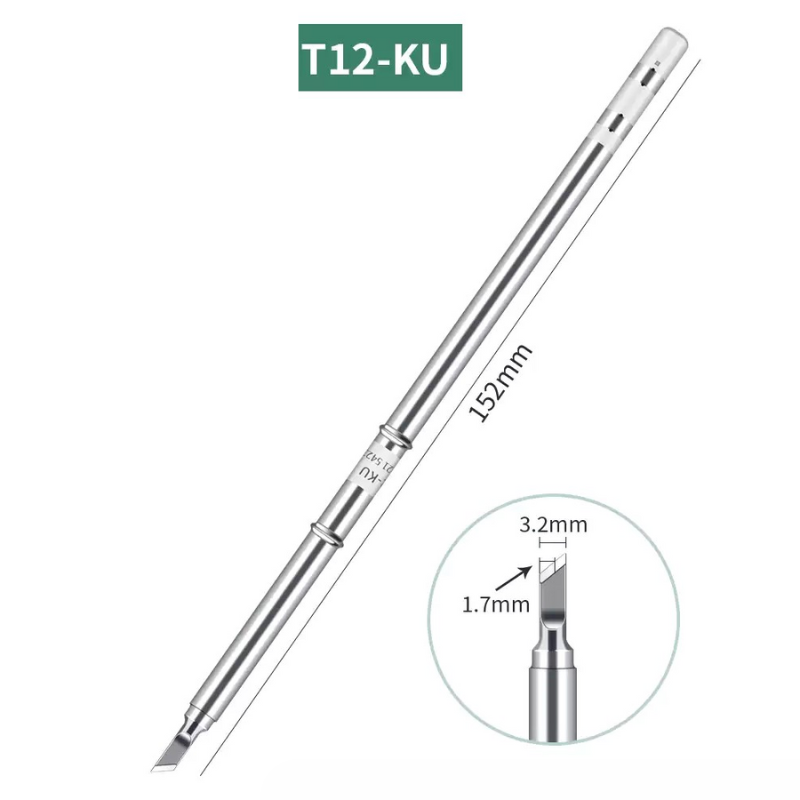 Cargue la imagen en el visor de la galería, [BXSLLTDT] T12 Soldering Iron Tip with Integrated Heating Core - Polar Tech Australia
