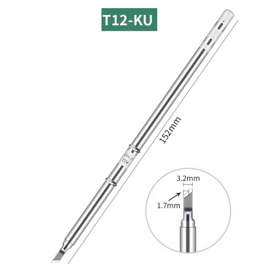 [BXSLLTDT] T12 Soldering Iron Tip with Integrated Heating Core - Polar Tech Australia