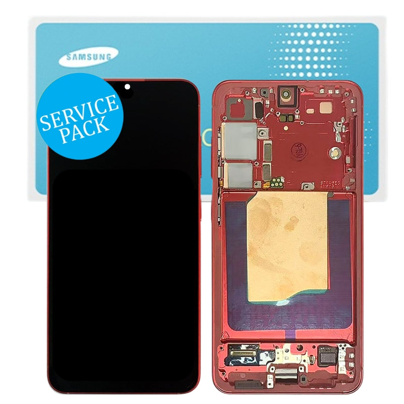 Cargue la imagen en el visor de la galería, [Samsung Service Pack] Samsung Galaxy S25 5G (SM-S931B) OLED LCD Touch Digitizer Screen Assembly With Frame
