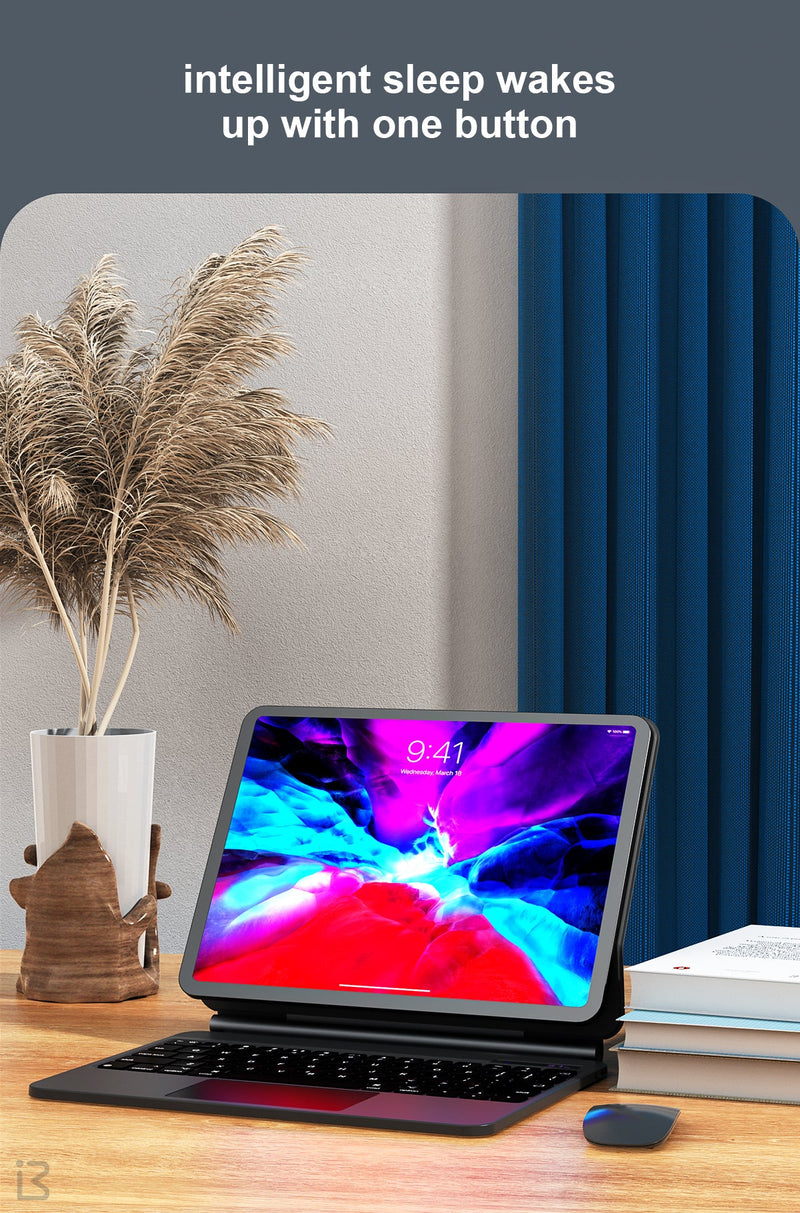 Cargue la imagen en el visor de la galería, Apple iPad Pro 3/4/5/6 12.9&quot; &amp; Air 6 13” - Magnetic Suspension Magic Keyboard Case - Polar Tech Australia
