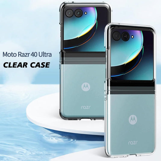 Motorola Moto Razr 40 Ultra - AirPillow Cushion Transparent Soft Clear TPU Shockproof Case - Polar Tech Australia