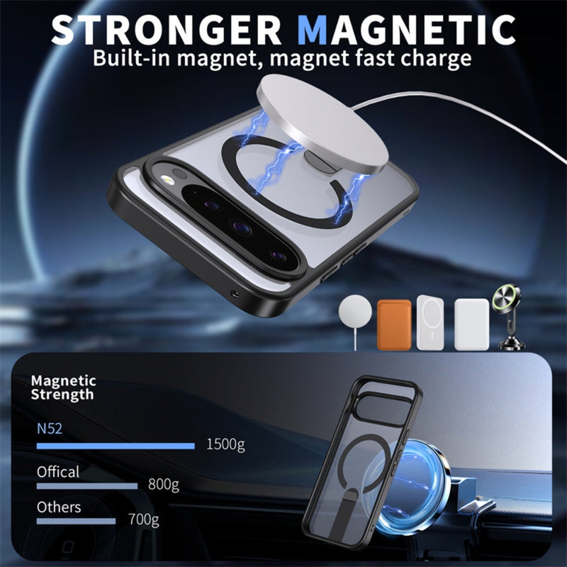 Load image into Gallery viewer, Google Pixel 10 / 10 Pro - TPU + PC MagSafe Phone Case with Fold Holder
