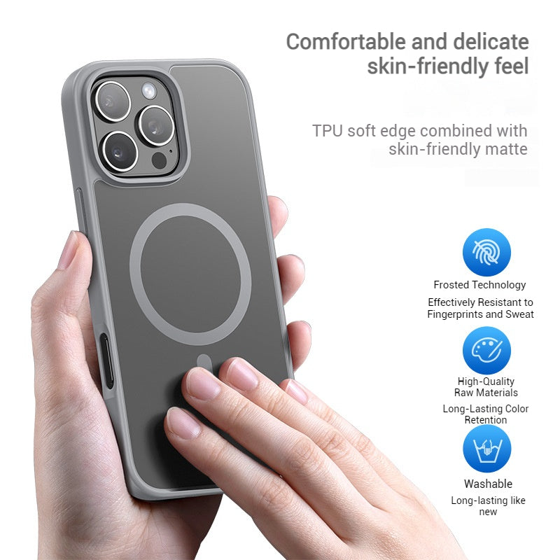 Chargez l&#39;image dans la visionneuse de la galerie, [Magsafe Compatible] Apple iPhone 16e Minimalist Matte Skin-feel Full-body Protective Case - Polar Tech Australia
