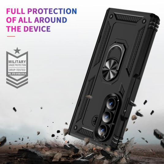 Samsung Galaxy Z Fold7 5G - Shockproof TPU + PC Phone Case with Holder