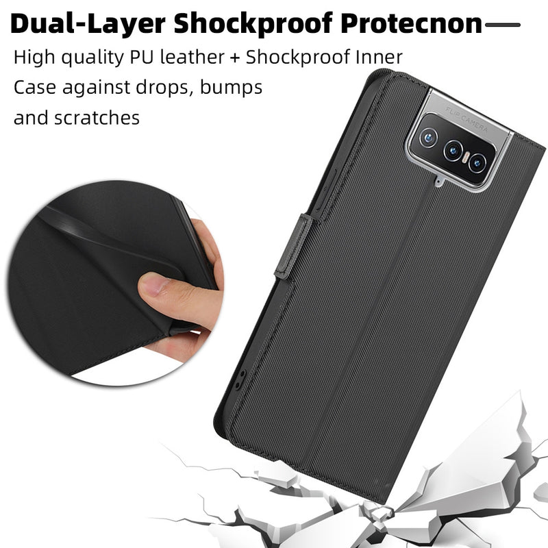 Cargue la imagen en el visor de la galería, Asus Zenfone 6 ZS630KL - Magnetic Folding Invisible Stand Protective Case - Polar Tech Australia
