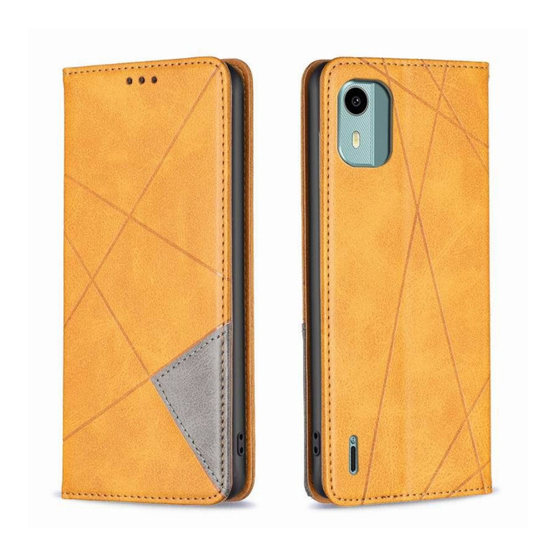 Load image into Gallery viewer, Nokia G11 / G21 - Rhombus Texture Magnetic Leather Phone Case
