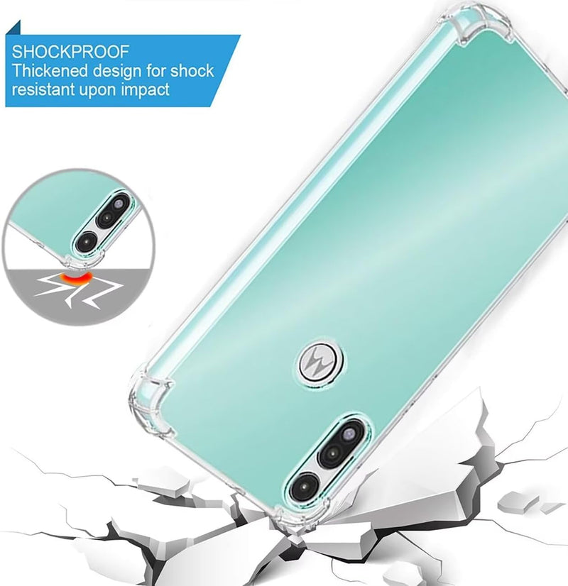 Load image into Gallery viewer, Motorola Moto E 2020 - AirPillow Cushion Transparent Soft Clear TPU Four Corners Protective Case - Polar Tech Australia
