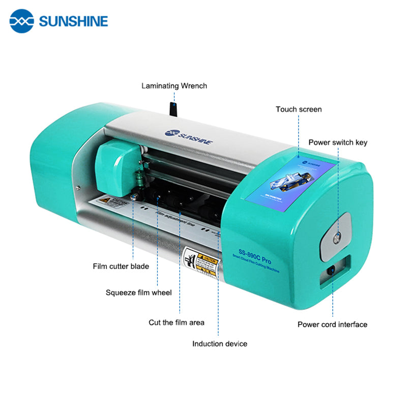 Load image into Gallery viewer, [SS-890C Pro] SUNSHINE Multifunctional Intelligent Cloud Film Cutting Machine（12.9 INCH)/Upgraded version - Polar Tech Australia
