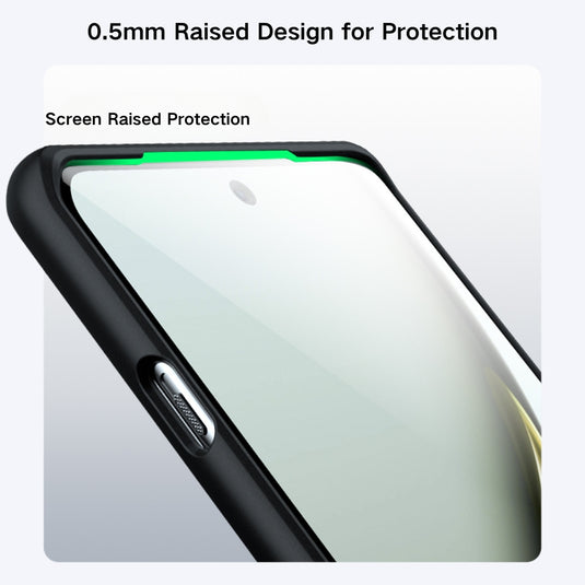 OnePlus 13T - Flexible Silicone + Transparent Hard Acrylic Shockproof Case