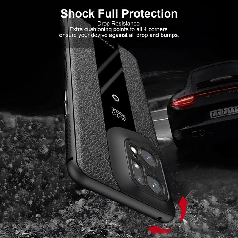 Chargez l&#39;image dans la visionneuse de la galerie, OPPO Find X5/Pro - Luxurious Litchi-Texture Silicone Protective Case - Polar Tech Australia
