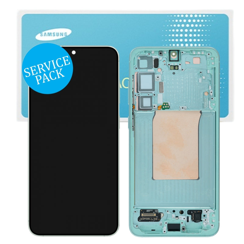 Cargue la imagen en el visor de la galería, [Samsung Service Pack] Samsung Galaxy S25 Plus 5G (SM-S936B) OLED LCD Touch Digitizer Screen Assembly With Frame

