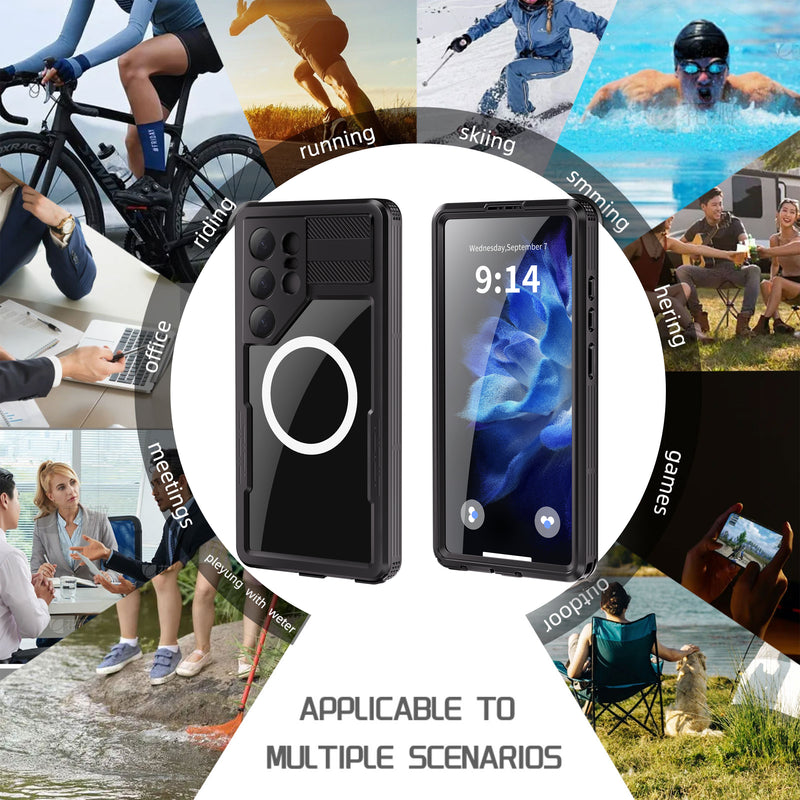 Load image into Gallery viewer, [Magsafe Compatible] [Mars Series] Samsung Galaxy S25/Plus/Ultra - Shellbox Full Covered Waterproof Heavy Duty Tough Armor Case - Polar Tech Australia
