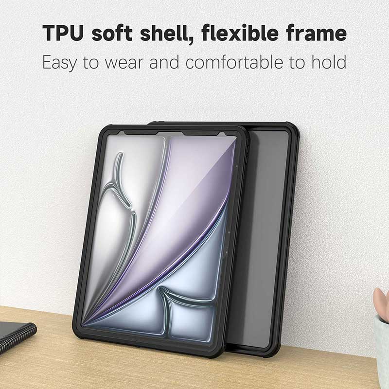 Cargue la imagen en el visor de la galería, Apple iPad Air 13-inch M2 (2024) &amp; M3 (2025) - Shellbox Waterproof Heavy Duty Lifeproof Style Case - Polar Tech Australia
