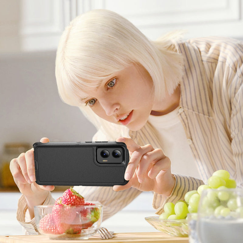 Cargue la imagen en el visor de la galería, Motorola Moto G 5G (2025) - Rugged PC + Silicone Shockproof Phone Case - Polar Tech Australia
