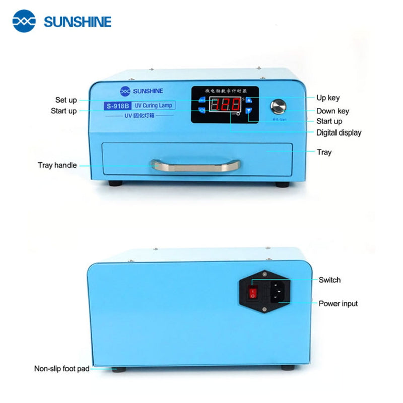 Load image into Gallery viewer, [S-918B][AU Plug] SUNSHINE High Power UV Curing Lamp Light BOX - Polar Tech Australia
