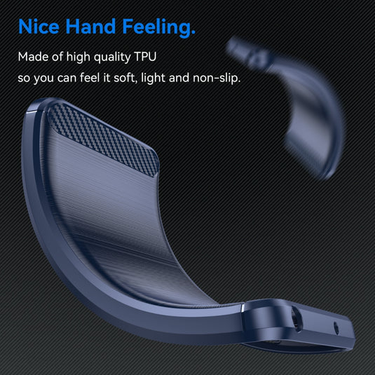 Honor Magic6 (BVL-AN00) - Carbon Fiber Brushed Texture TPU Phone Case