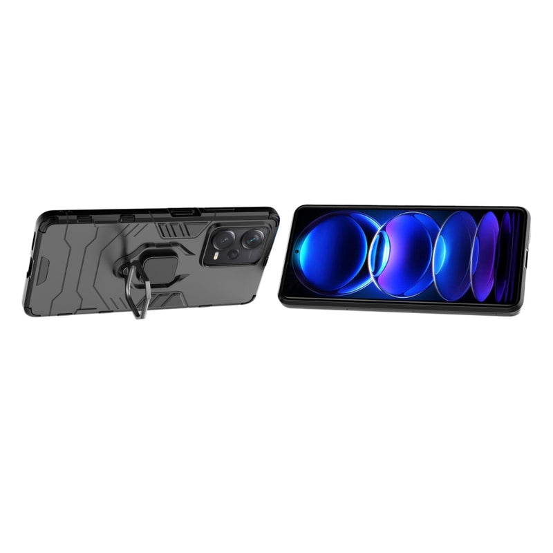 Chargez l&#39;image dans la visionneuse de la galerie, Xiaomi Redmi Note 12 Pro Plus - Heavy Duty Armor Case With Ring Holder Stand - Polar Tech Australia
