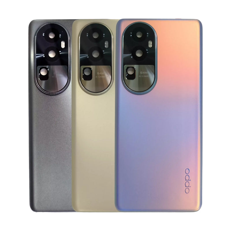 Cargue la imagen en el visor de la galería, [With Camera Lens] OPPO Reno10 (China) (PHW110) - Back Rear Glass Panel Battery Cover

