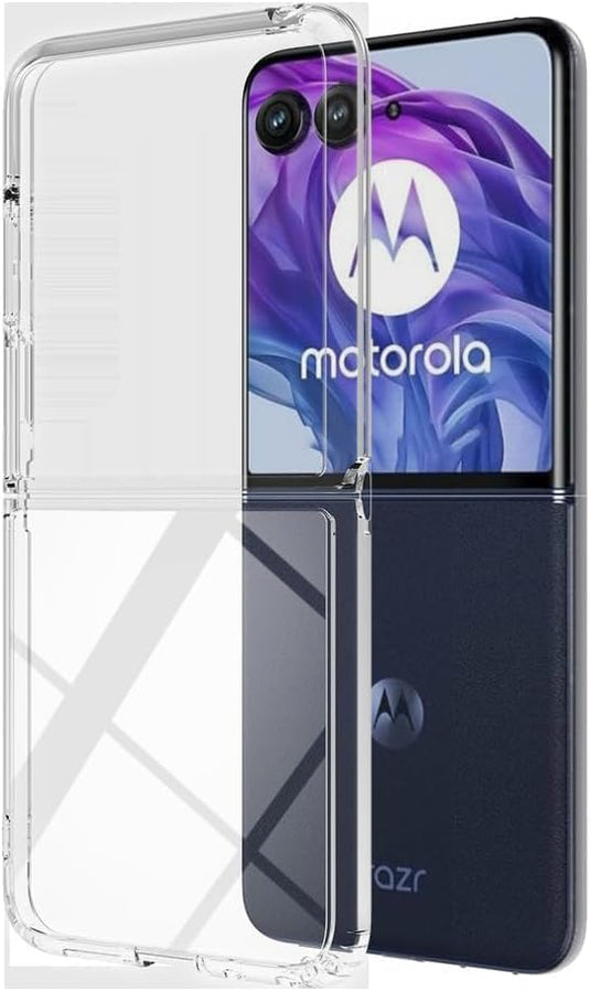 Motorola Razr 50 Ultra - AirPillow Cushion Transparent Soft Clear TPU Case - Polar Tech Australia