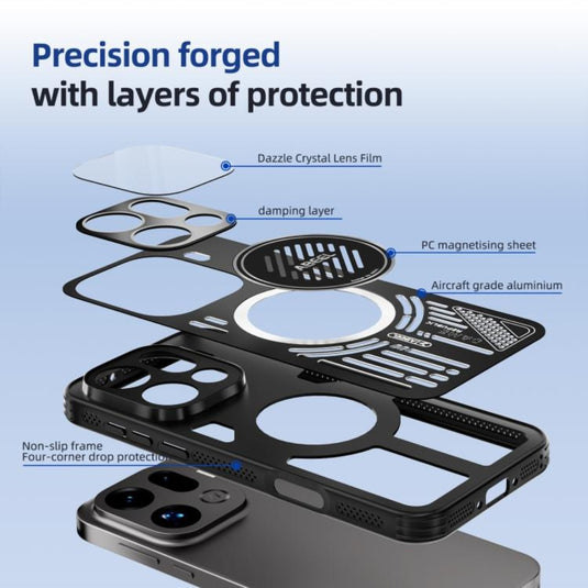 OPPO Find X9 Pro - Magsafe Heat Sink Cooling Phone Case