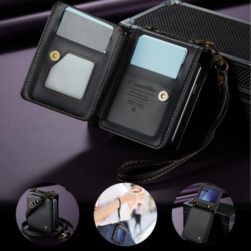 Cargue la imagen en el visor de la galería, Samsung Galaxy Z Flip7 5G - Card Slots Holder RFID Anti-theft Phone Case
