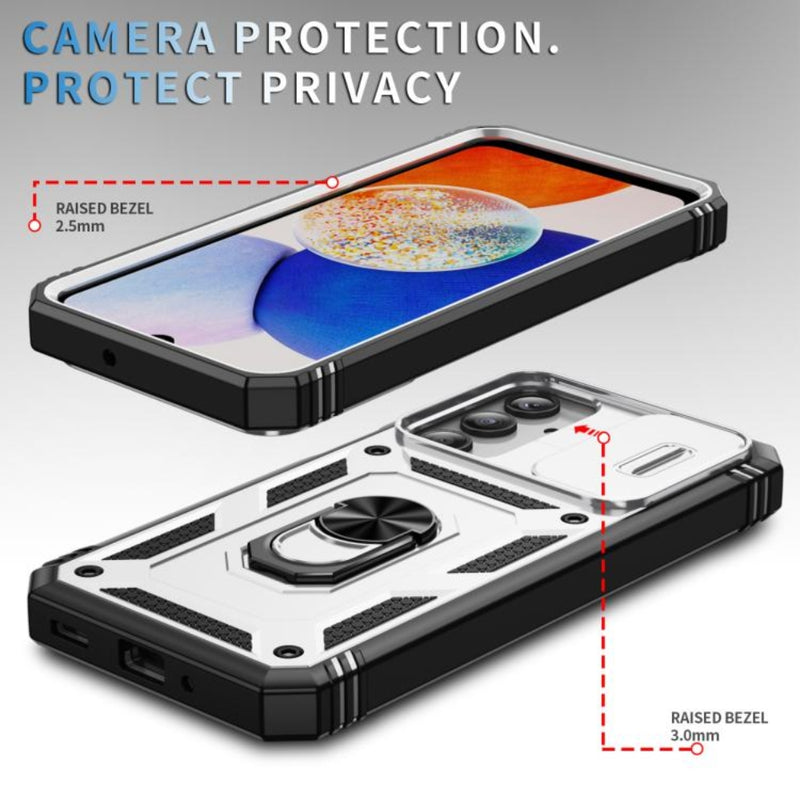 Load image into Gallery viewer, Samsung Galaxy A17 (SM-A176) - Sliding Camshield TPU + PC Phone Case with Holder
