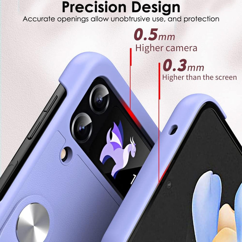 Load image into Gallery viewer, Samsung Galaxy Z Flip 3 (SM-F711) - PU Leather Handheld Stand Phone Case
