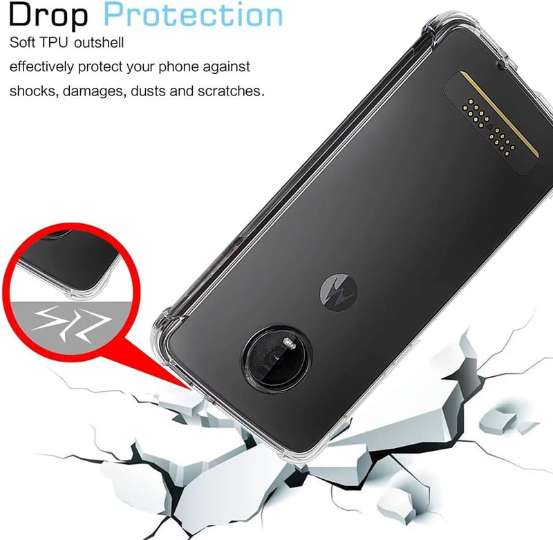 Load image into Gallery viewer, Motorola Moto Z4/Moto Z4 Play/Moto Z4 Force - AirPillow Cushion Transparent Soft Clear TPU Four Corners Protective Case - Polar Tech Australia
