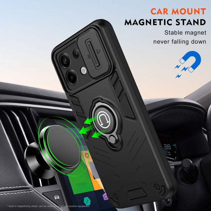 Load image into Gallery viewer, Xiaomi Redmi Note 13 5G - Camshield Ring Holder Phone Case - Polar Tech Australia
