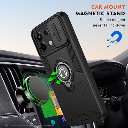 Xiaomi Redmi Note 13 5G - Camshield Ring Holder Phone Case - Polar Tech Australia