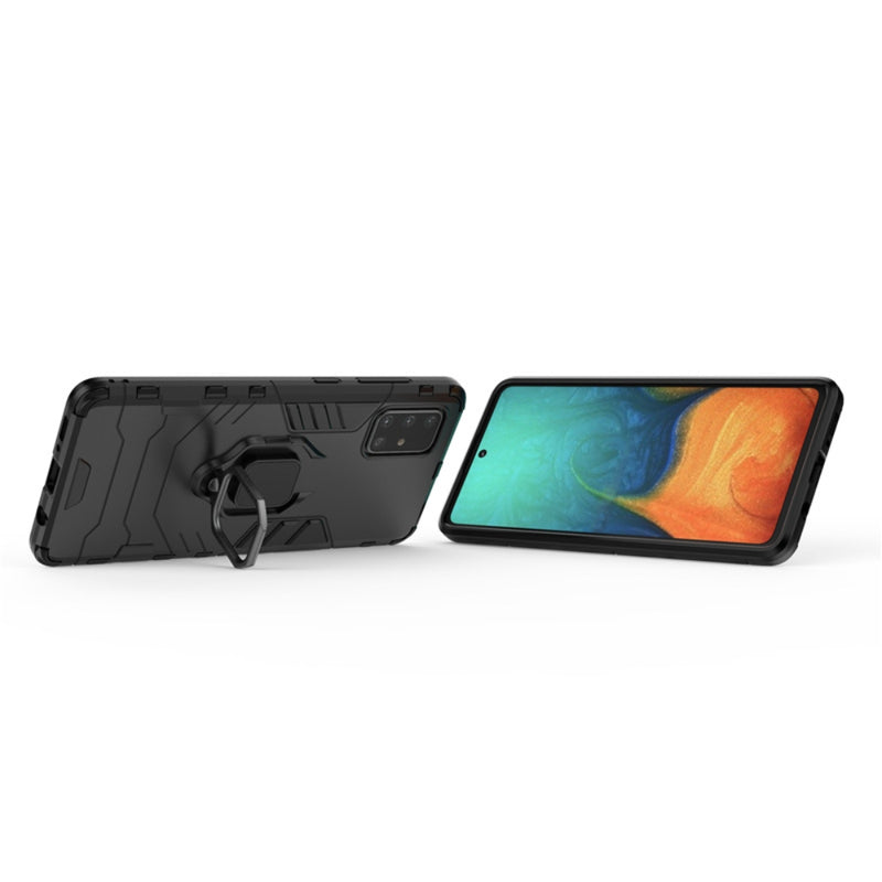 Chargez l&#39;image dans la visionneuse de la galerie, Samsung Galaxy A71 5G (SM-A716) - Heavy Duty Armor Case With Ring Holder Stand

