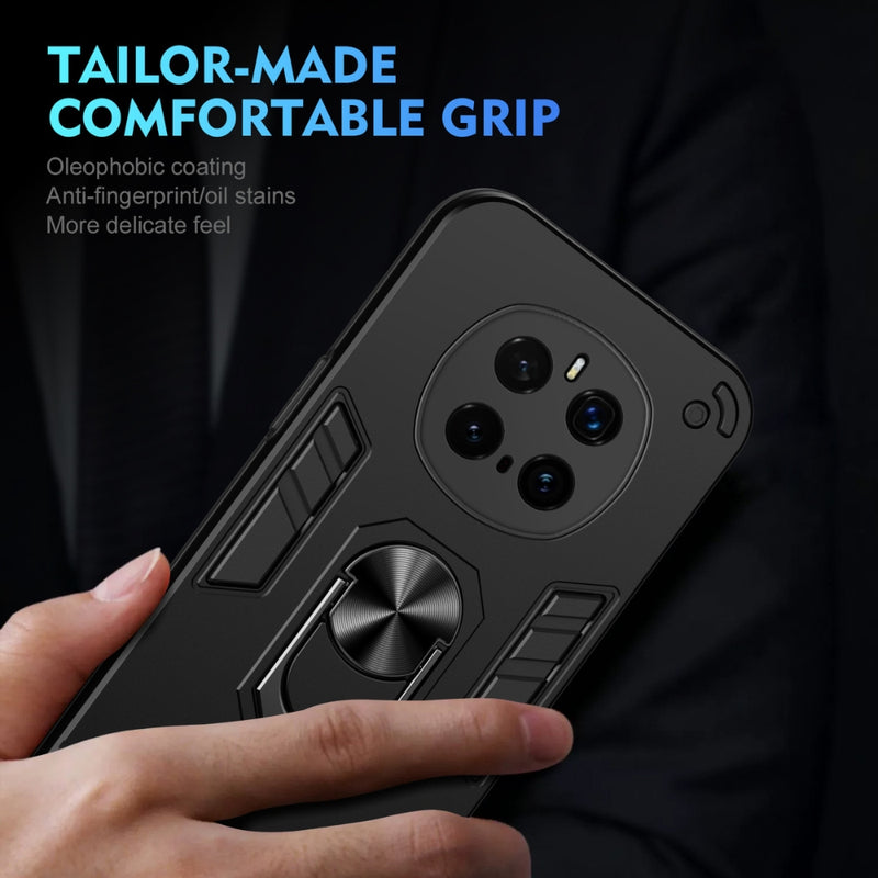 Load image into Gallery viewer, Honor Magic7 Pro (PTP-N49, PTP-AN10) - Shockproof Metal Ring Holder Phone Case
