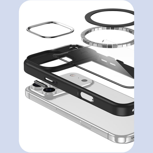 Apple iPhone 17 - Transparent Anti-Drop Magnetic Protective Case