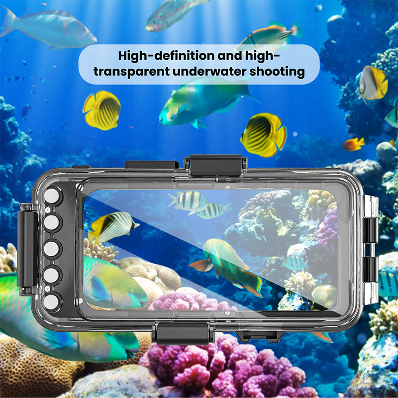 Cargue la imagen en el visor de la galería, [Upgade Version Bluetooth Version][Diving IPX8 30M/98FT Waterproof] Universal iPhone Samsung Google Moto - Redpepper Underwater Protective Lanyard Mobile Phone Case - Polar Tech Australia
